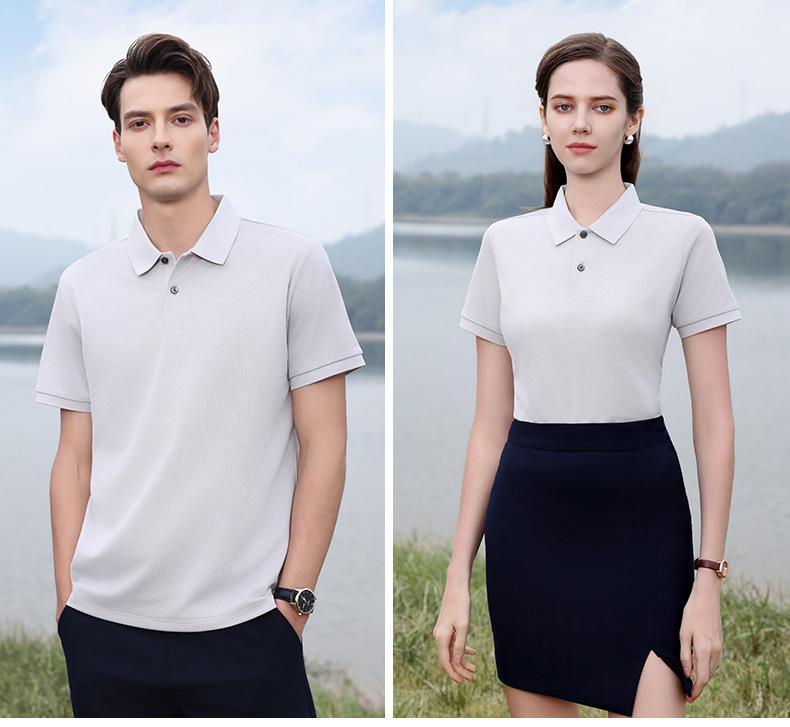 50169 # Casual Business Polo Shirt Polo Short Sleeve Collar