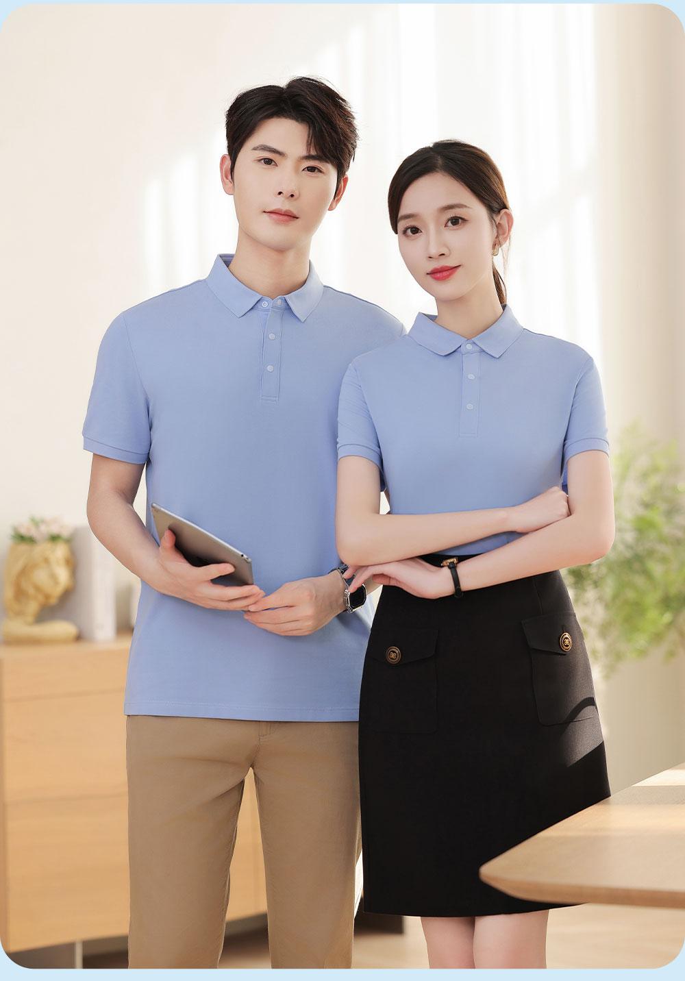 KF8089 # Fashion Polo Shirt Polo Short Sleeve Collar