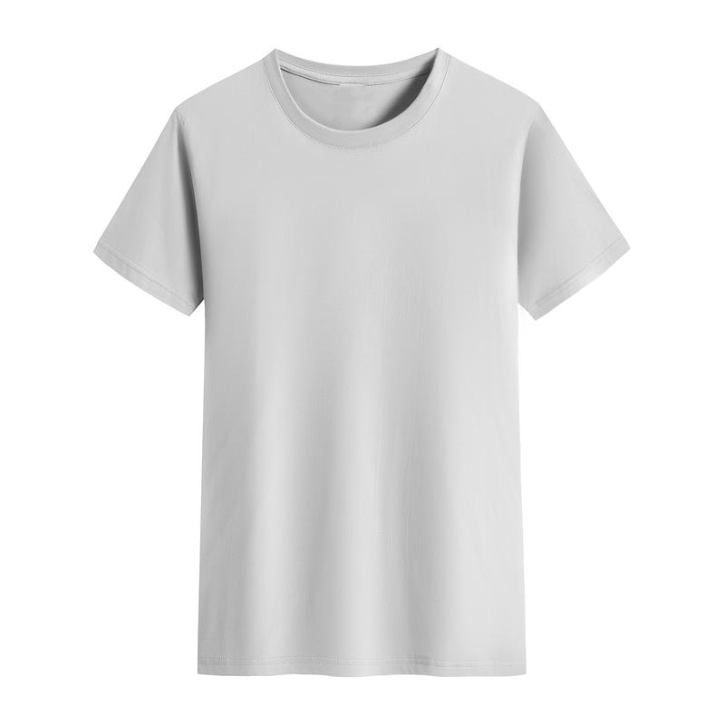 A190CBF Pure Cotton Round Neck T-shirt Short Sleeved Round Neck