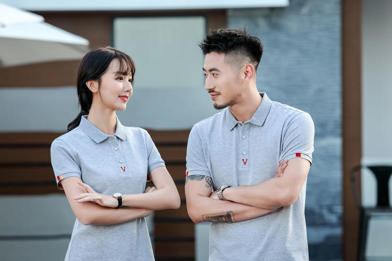 C9001 Polo Short Sleeved Lapel