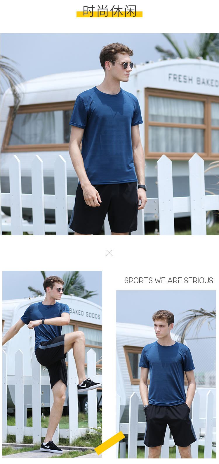 9209 # Round Neck Short Sleeved T-shirt Short Sleeved Round Neck