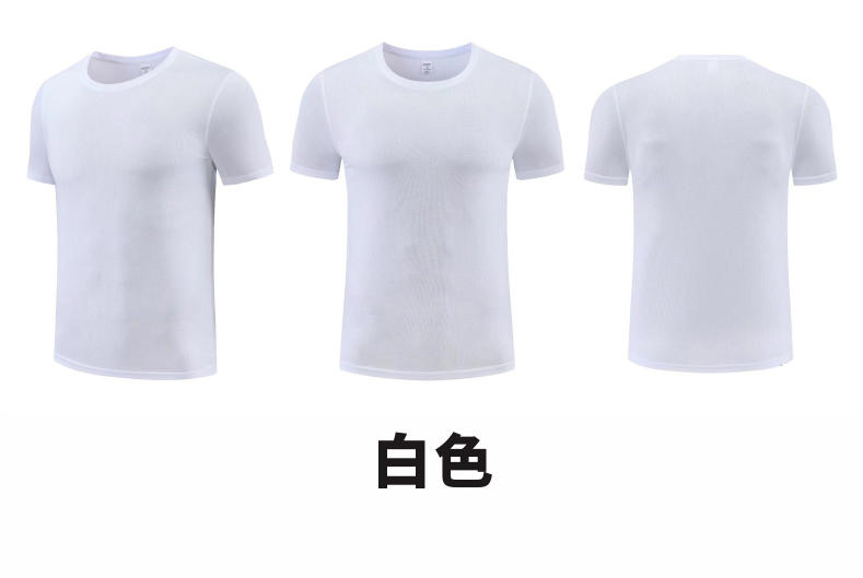 T103 # Casual Running T-shirt Short Sleeve Round Neck