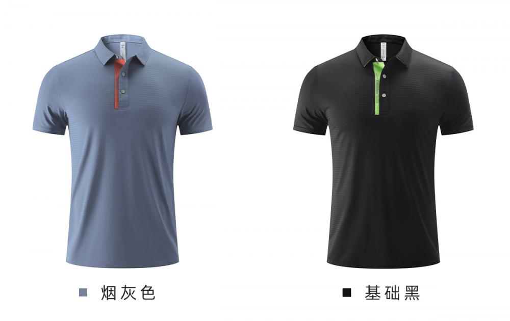 R309 # High End Polo T-shirt Polo Short Sleeved Collar