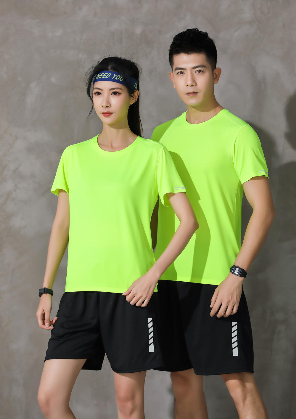 CX2916 Seamless Round Neck T-shirt Short Sleeved Round Neck