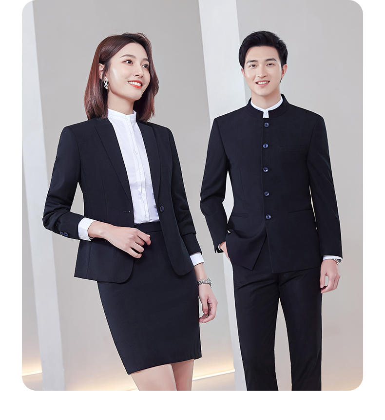 E-4/High End Zhongshan Suit/Imitation Wool Material/Unisex (4 Colors) - Thickened Suit Slim Fit Version