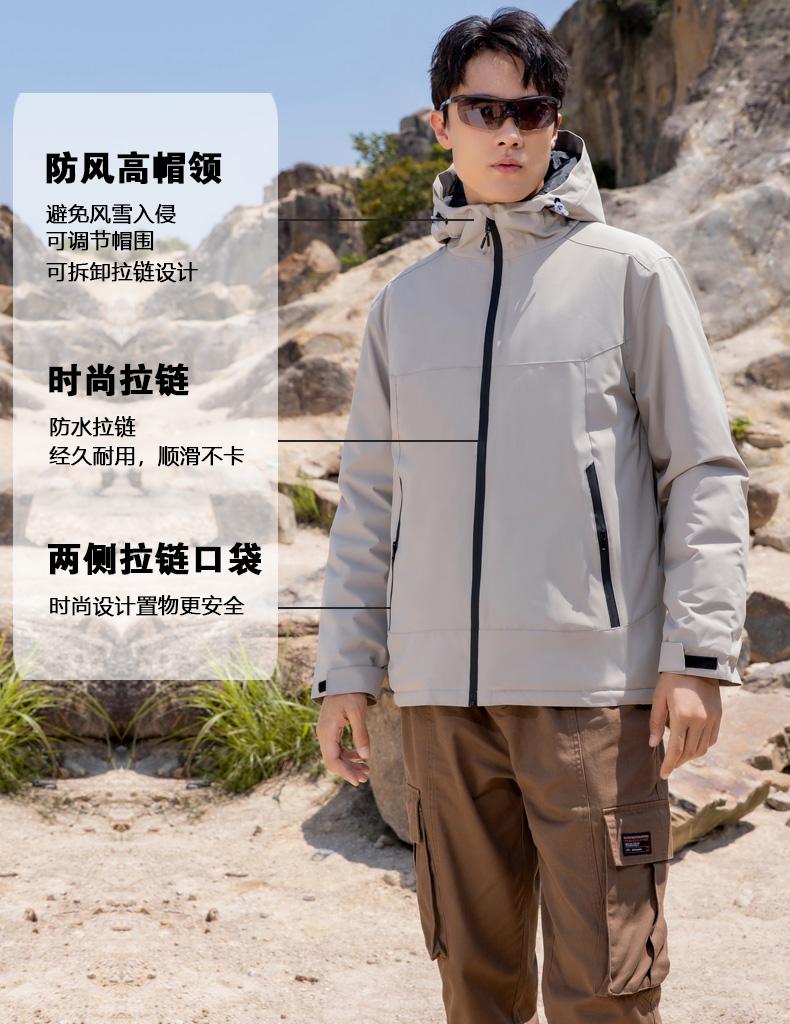 SYK9595 # One Piece Down Cotton Jacket With One Piece Thickening