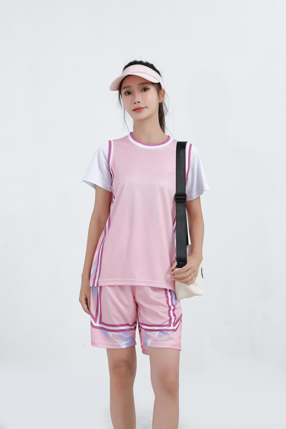 LQ1306 # Short Sleeved Basketball Set Short Sleeved Round Neck