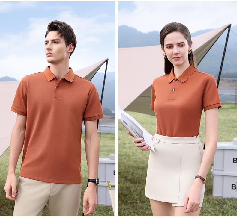 50169 # Casual Business Polo Shirt Polo Short Sleeve Collar