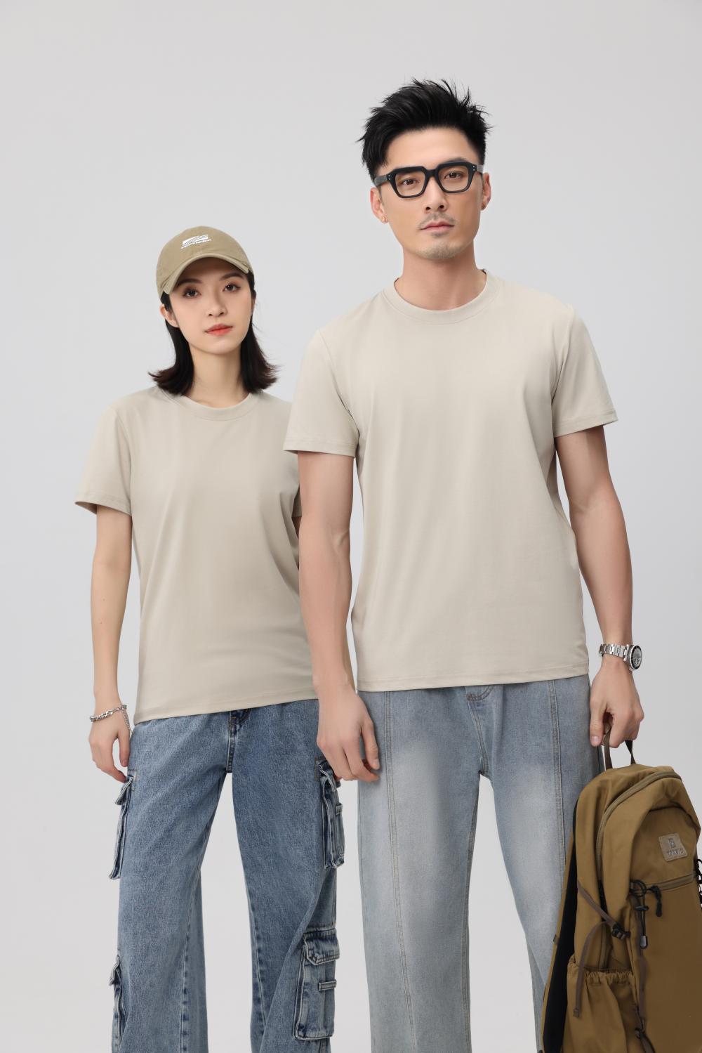 BT2777 (240g DuPont Solona Round Neck T-shirt) Short Sleeved Round Neck