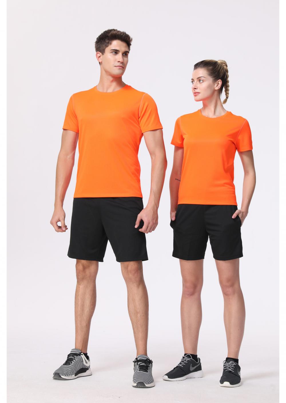 R255 # Running Suit T-shirt Short Sleeved Round Neck