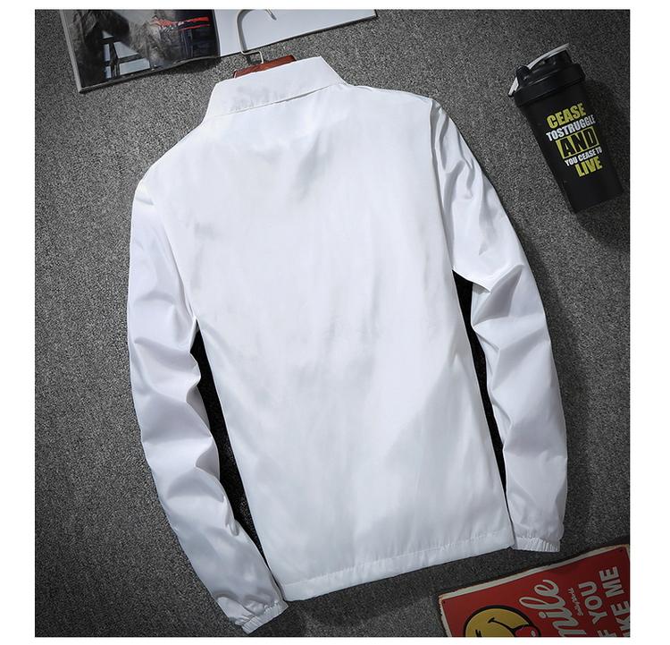 F1618 Stand Collar Single-layer Thin Spring And Autumn Windbreaker Windproof Jacket