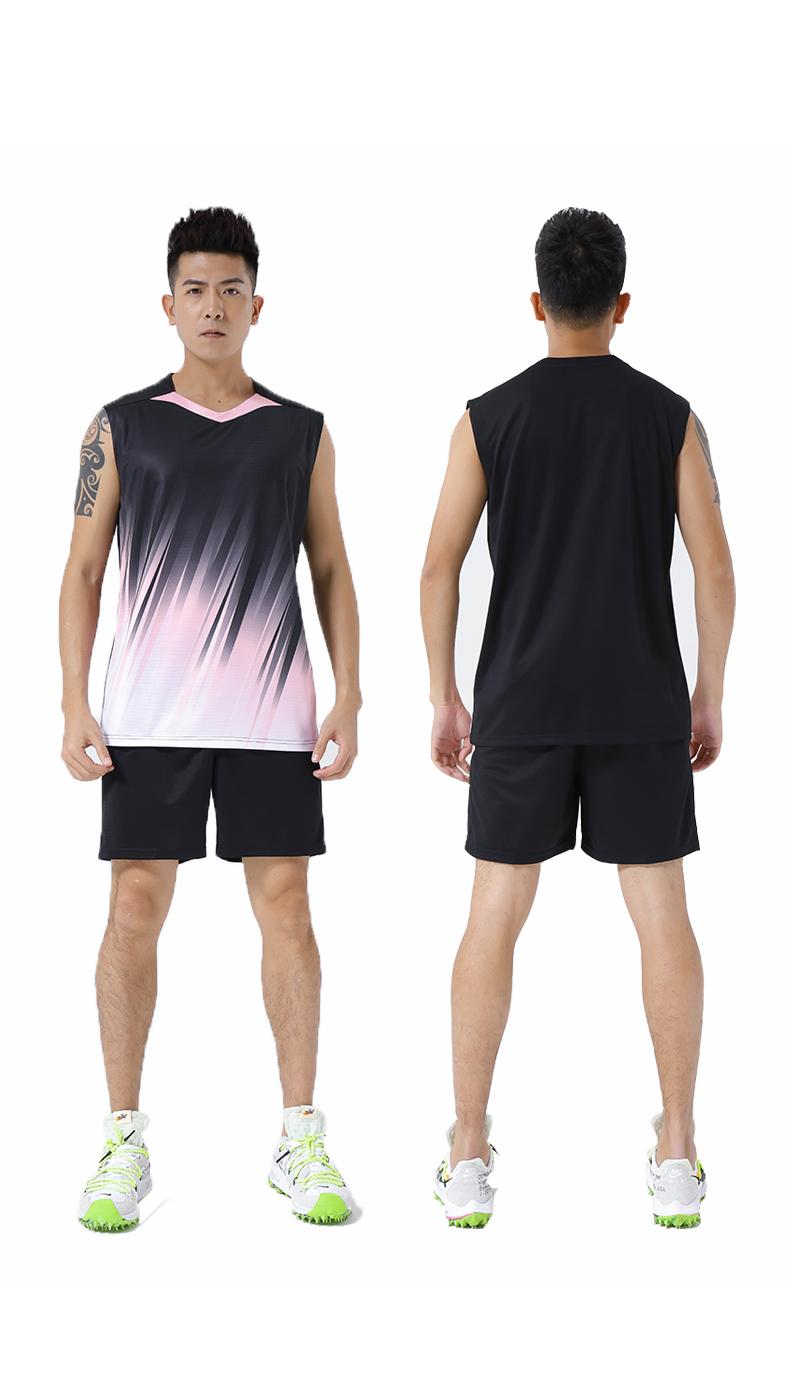 P817- Men's Sleeveless Badminton Volleyball Suit