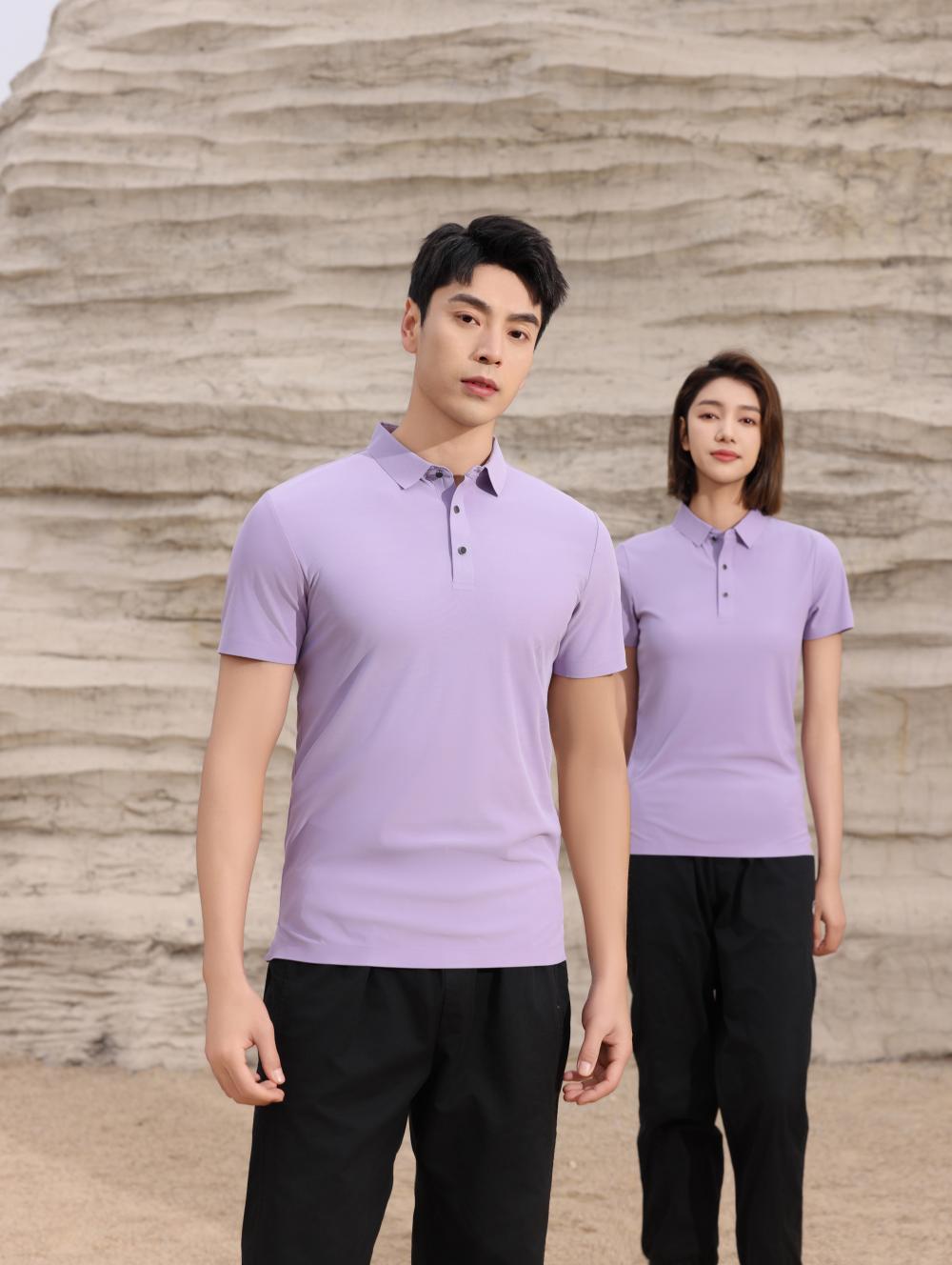 BT6679 High-end Seamless Lapel Polo Short Sleeved Lapel