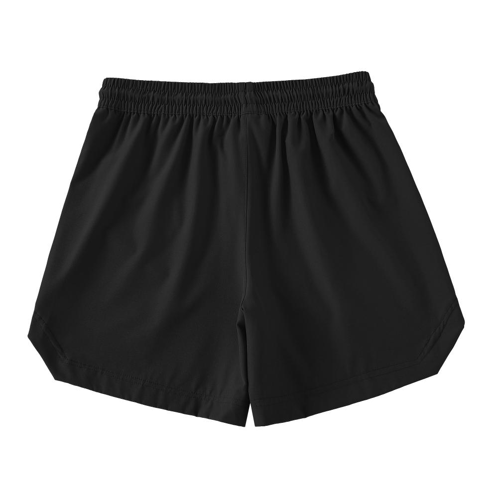 A6008- Four Sided Elastic Shorts, Three Quarter Pants