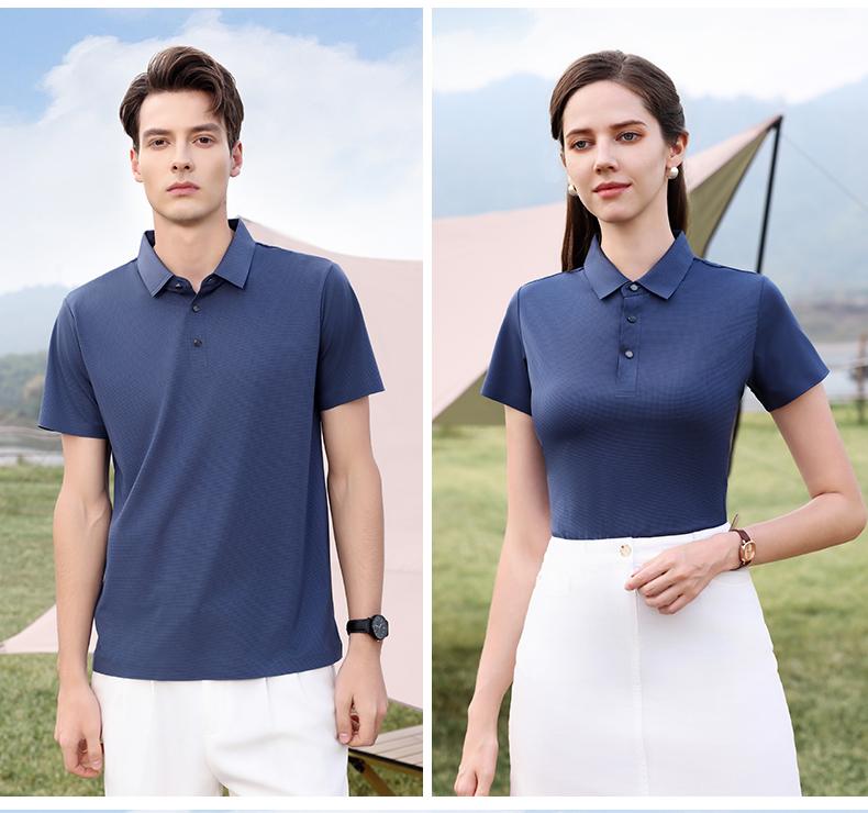 57713 # Casual Business Polo Shirt Polo Short Sleeve Collar