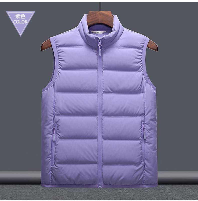 F6806 Couple Autumn And Winter Warm Down Vest Single-layer