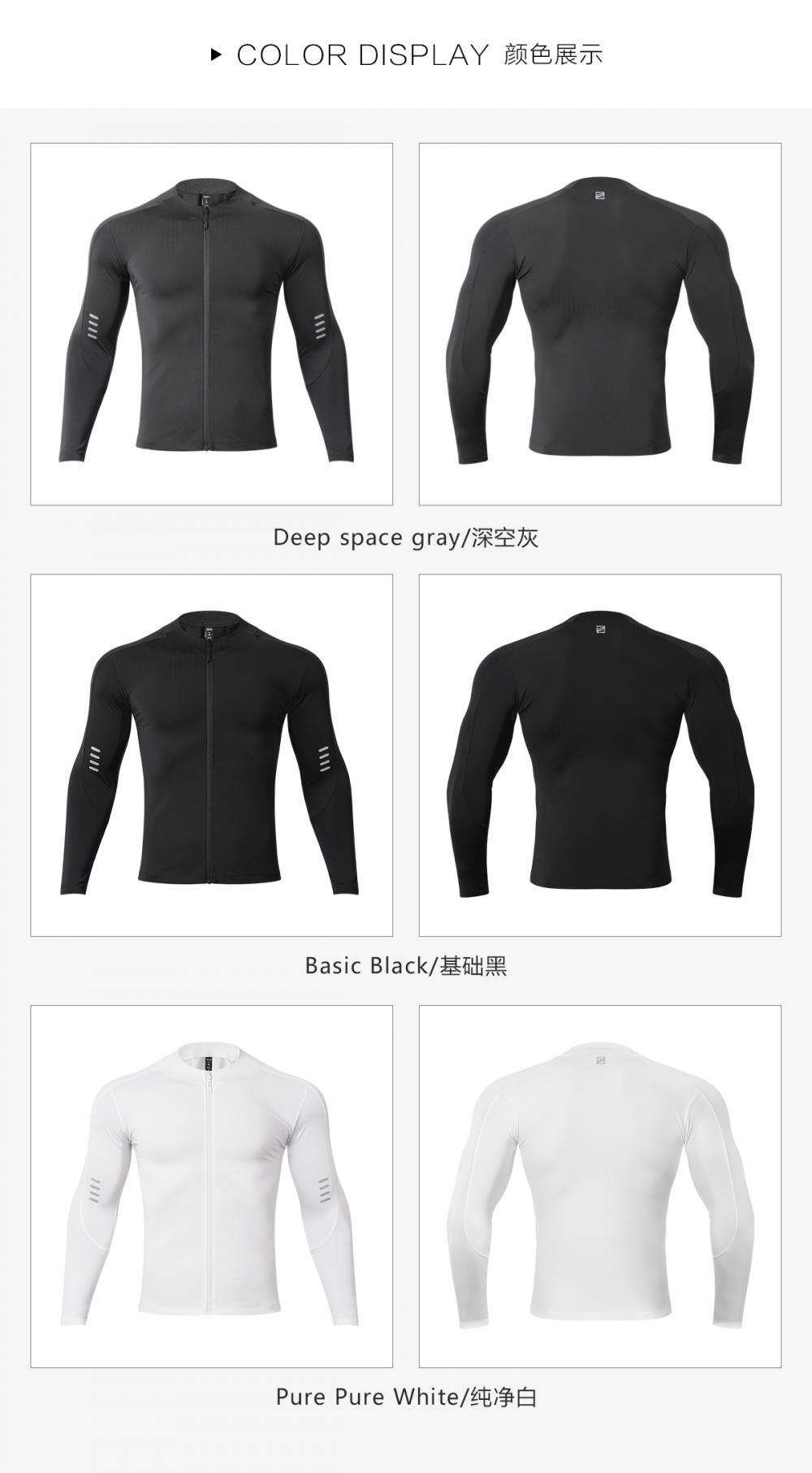 Men's JK9873 # Men's Knitted Long Sleeve Zipper Coat Long Sleeve Coat