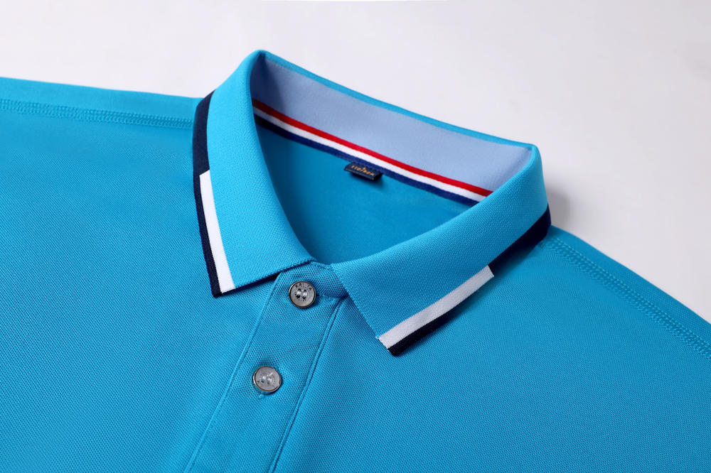 CX003 Fake Second Level Collar Polo Short Sleeved Lapel