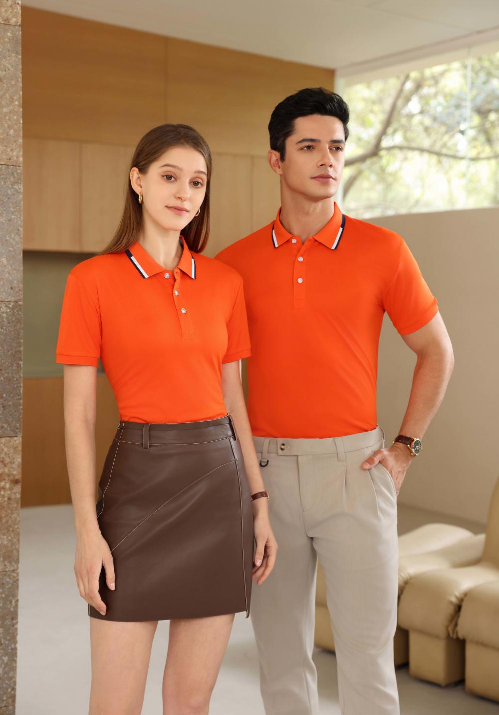 696 Polo Short Sleeved Lapel