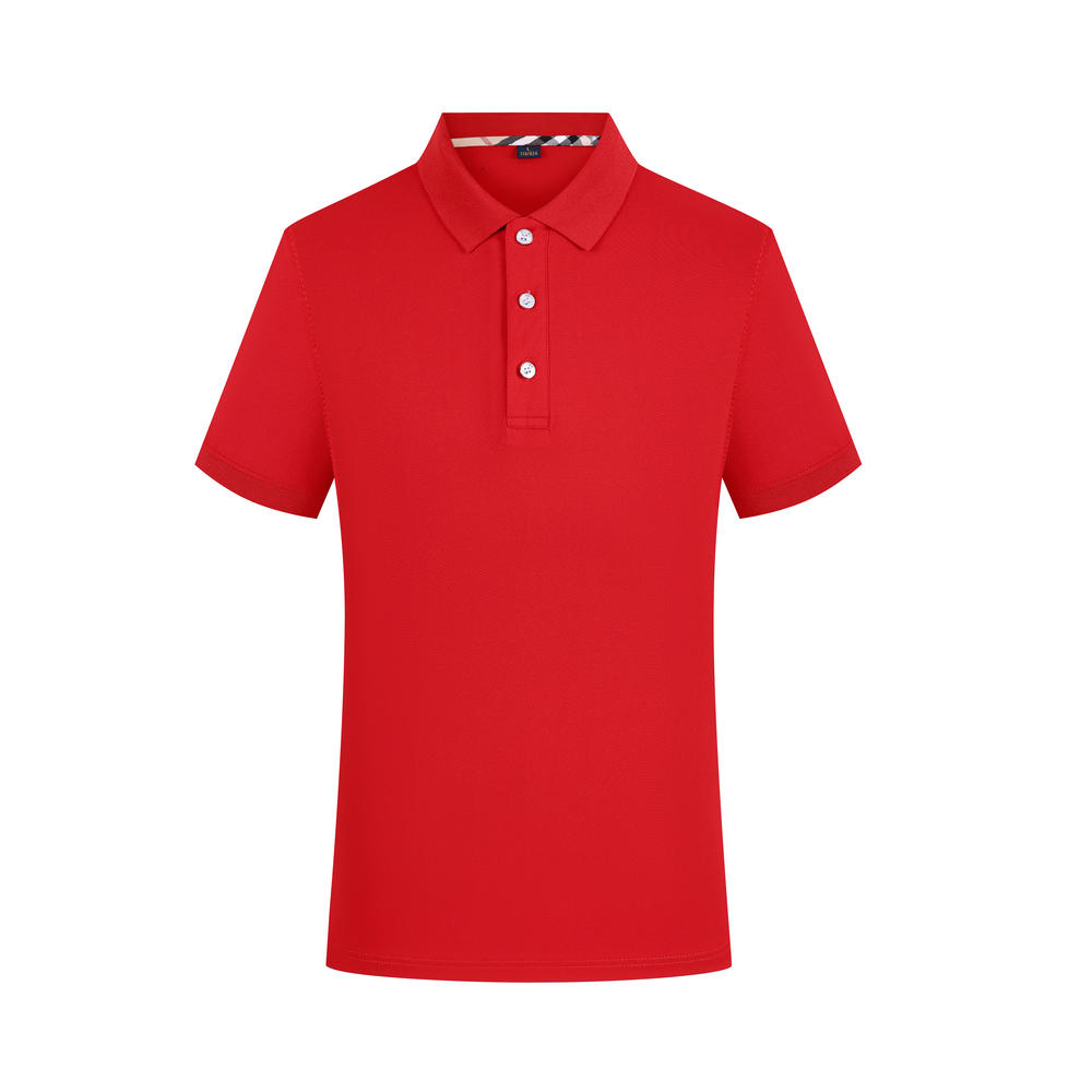 CX001 Plain Collar Polo Short Sleeved Collar