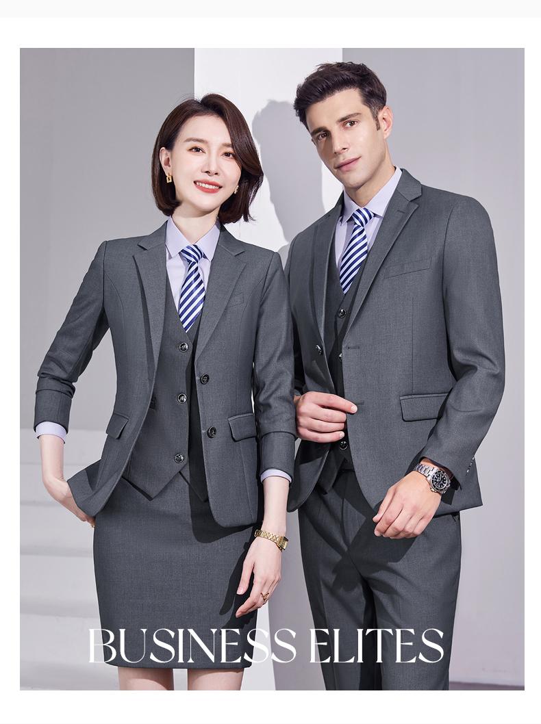 D Style/double Button Suit/imitation Wool Serge -360g (D388) Jacket Slim Fit Version