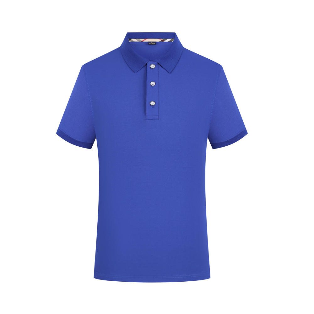 CX001 Plain Collar Polo Short Sleeved Collar