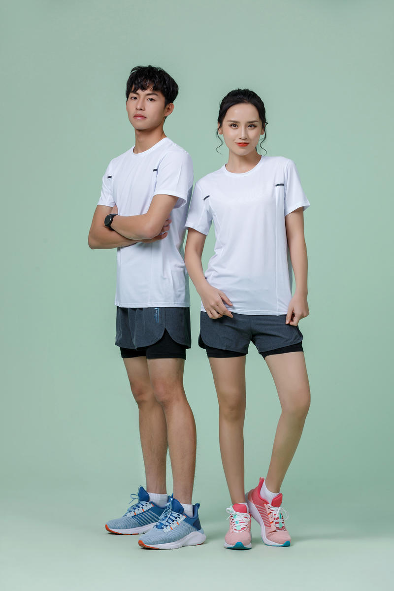 R281 # Running Sports T-shirt Short Sleeve Round Neck