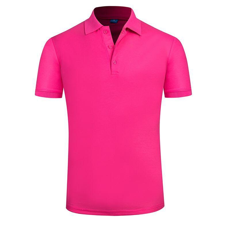 179TBL Solid Color Bead Polo Short Sleeved Lapel