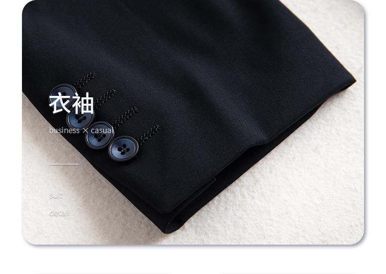 E-4/High End Zhongshan Suit/Imitation Wool Material/Unisex (4 Colors) - Thickened Suit Slim Fit Version