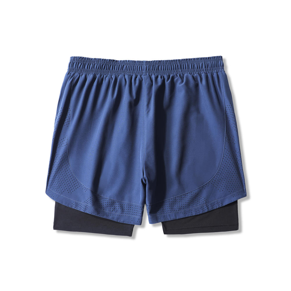 A6013- Double Layer Shorts, Running Pants, Swimming Pants, Three Part Pants For Men