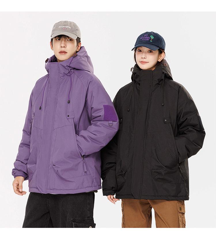 J90A - Thick Single-layer Graphene Fleece Thickened Warm Cotton Jacket