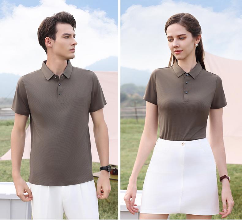 57713 # Casual Business Polo Shirt Polo Short Sleeve Collar