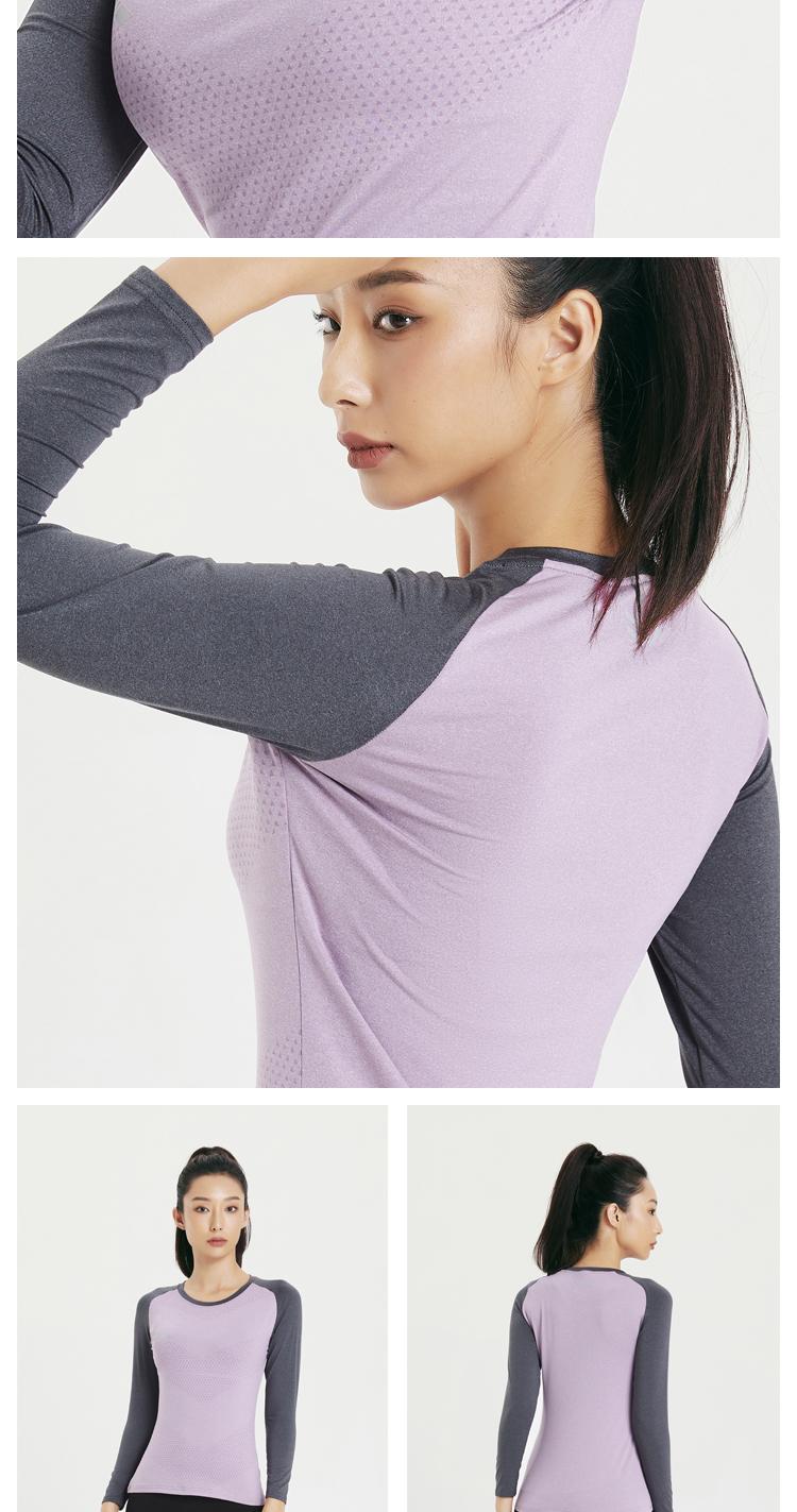 T-2 T-shirt Long Sleeved Round Neck For Women