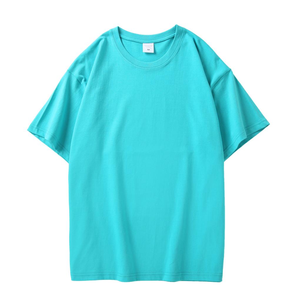 A5025-200g Large Drop Shoulder Half Sleeved T-shirt Short Sleeved Round Neck