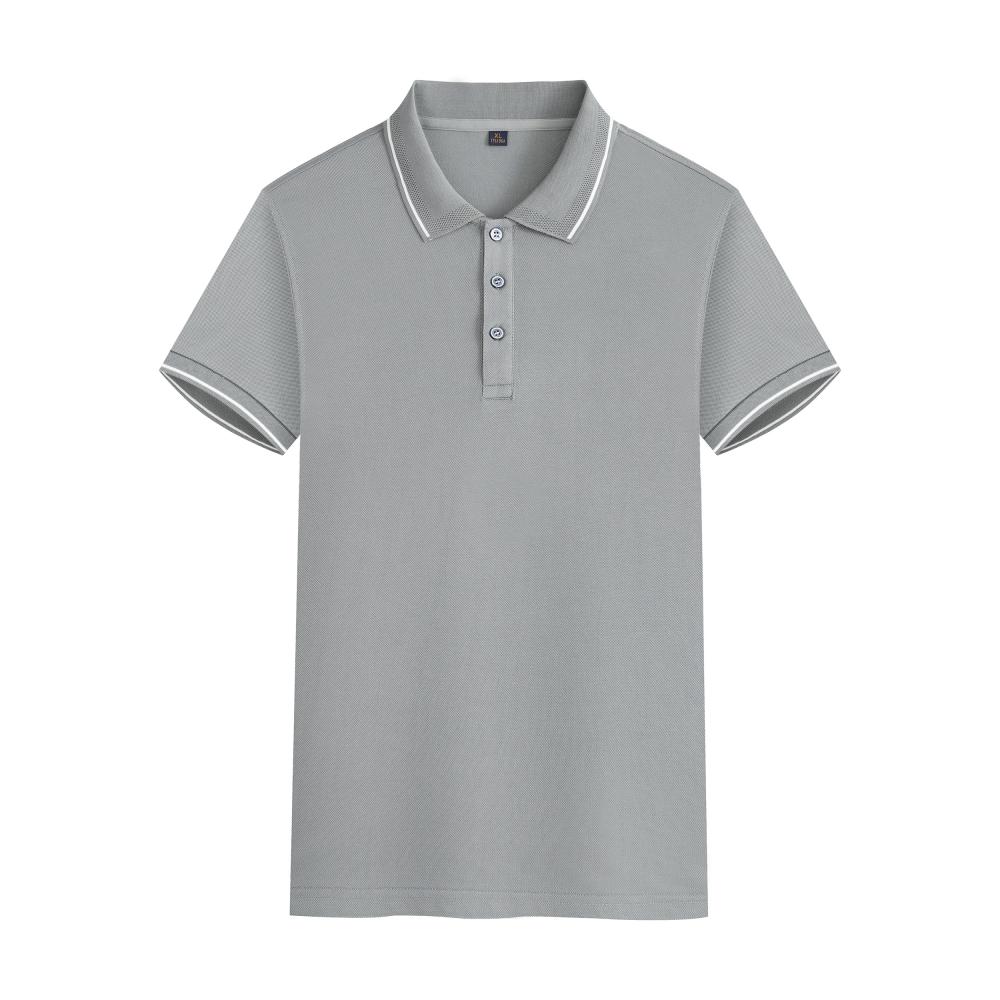 F2024-200g Combed Cotton Polo Shirt (60% Cotton, 40% Polyester) Polo Short Sleeved Collar