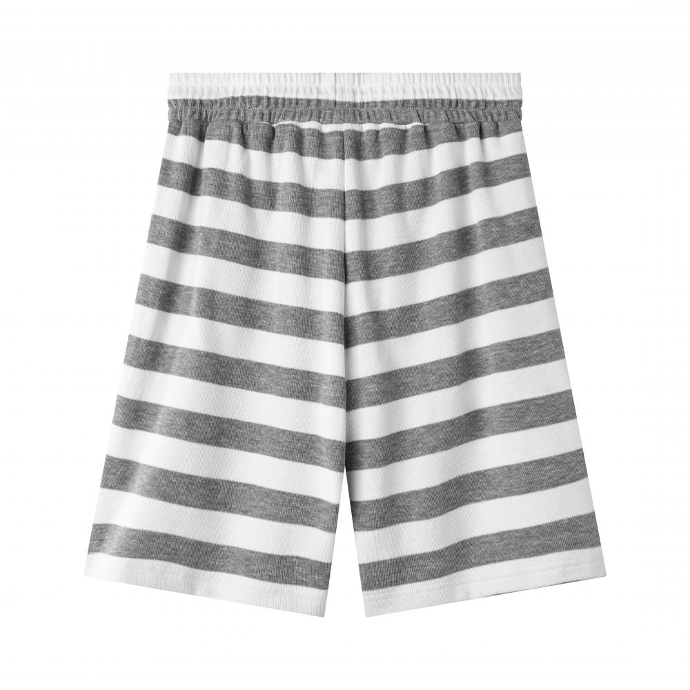 Color Woven Striped Shorts 37631 # Pants