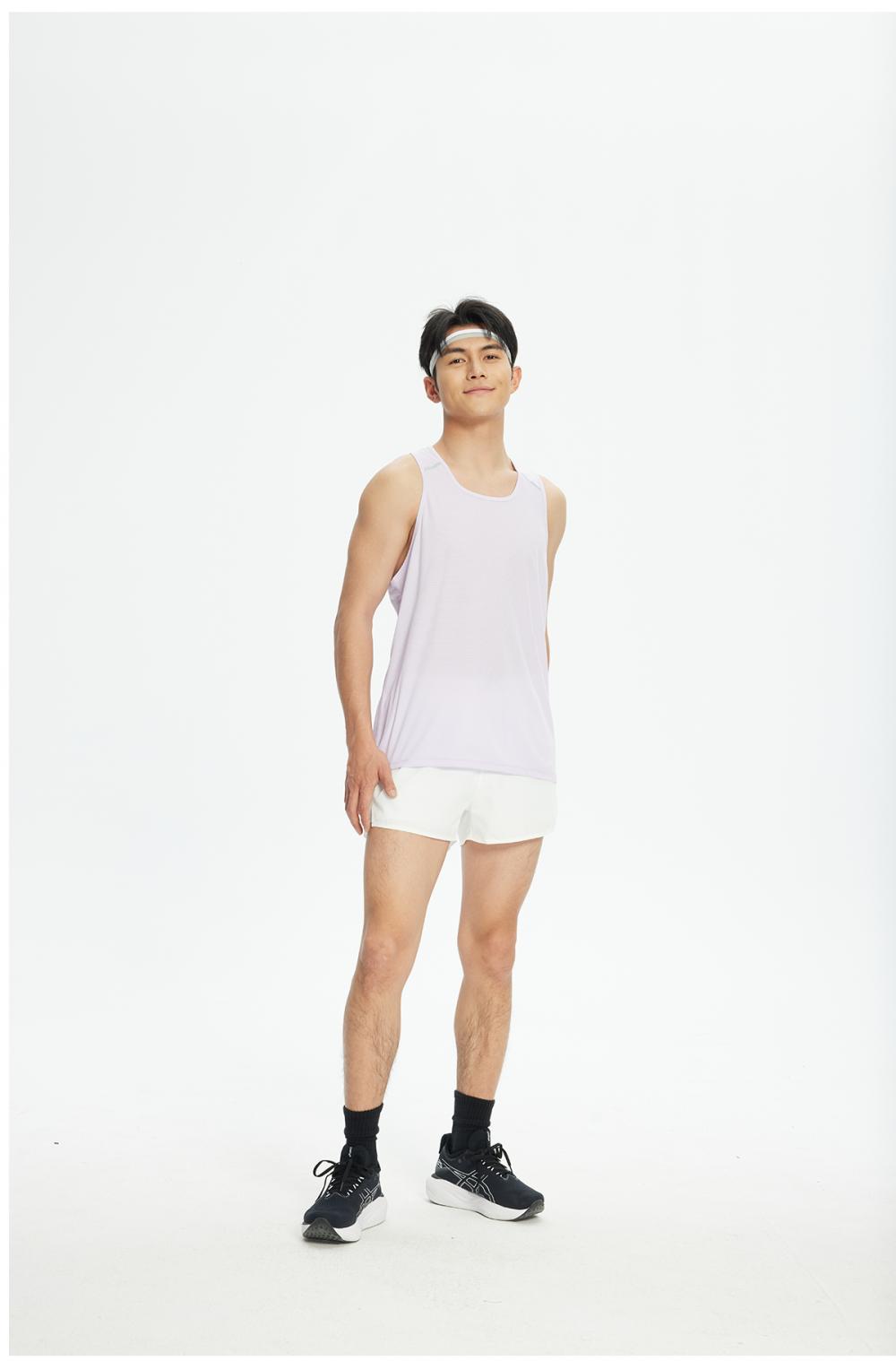 R355 # Sports Running Casual Vest T-shirt Sleeveless Round Neck