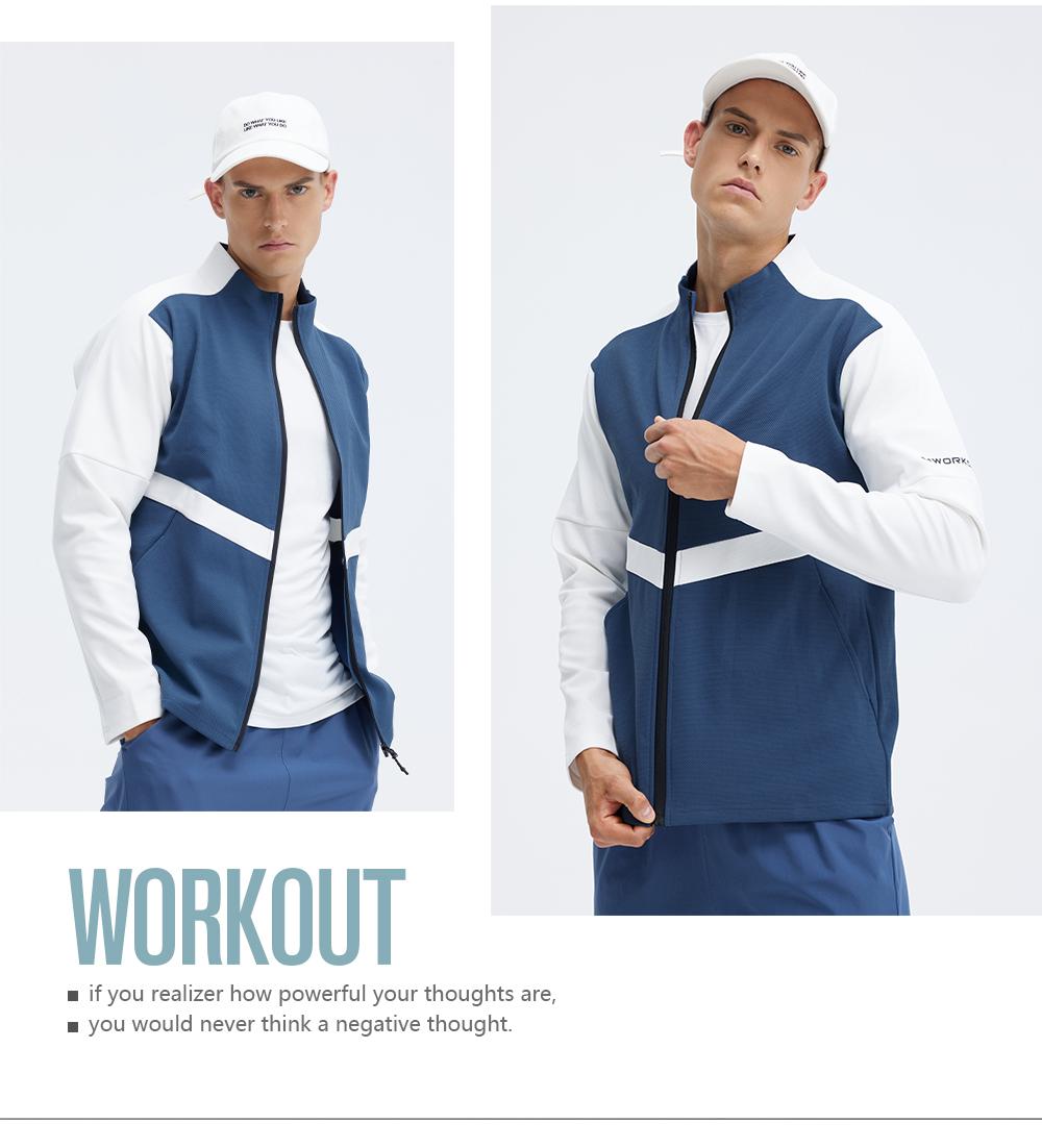 JK9859 # Casual Sports Jacket Long Sleeved Jacket