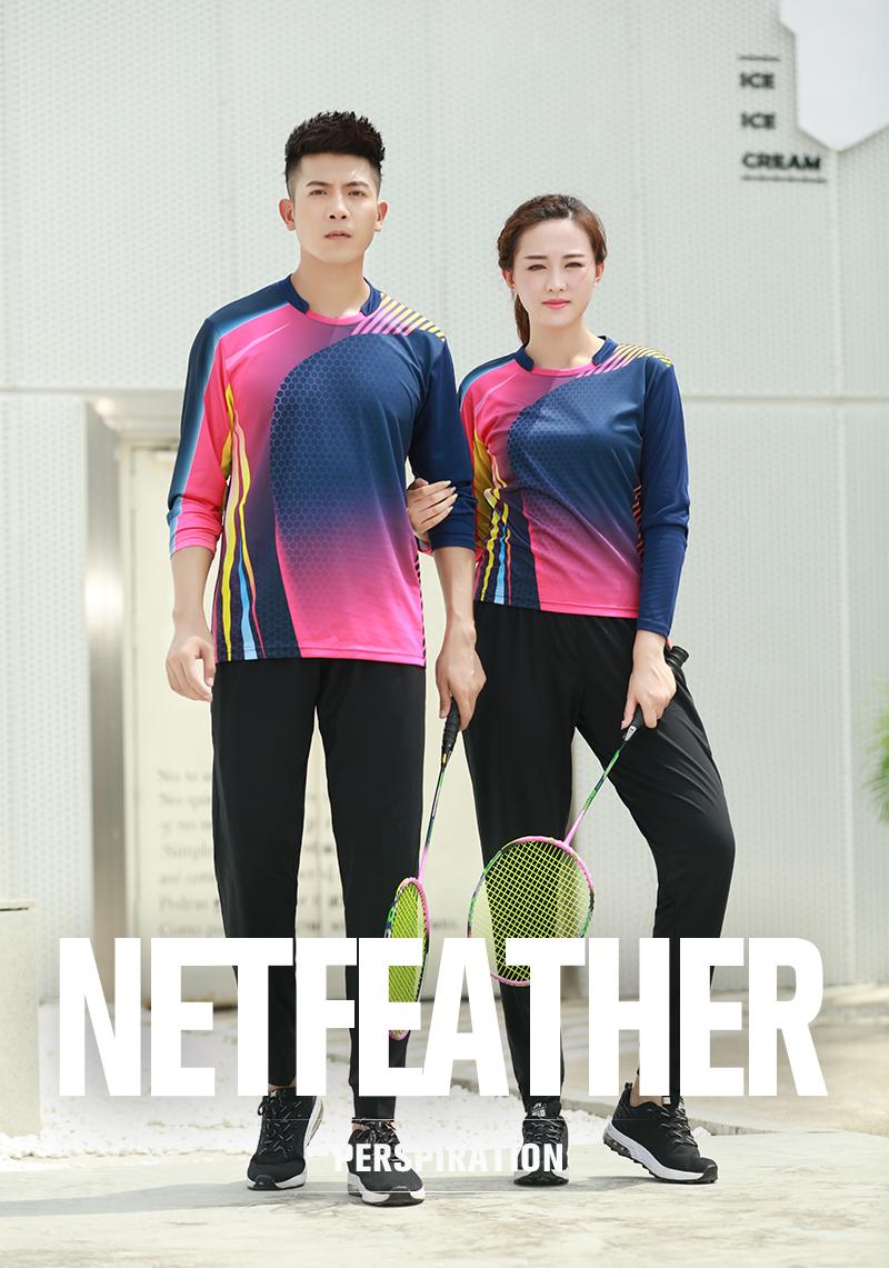 1861 # Net Feather Long Sleeve Top T-shirt Long Sleeve Round Neck