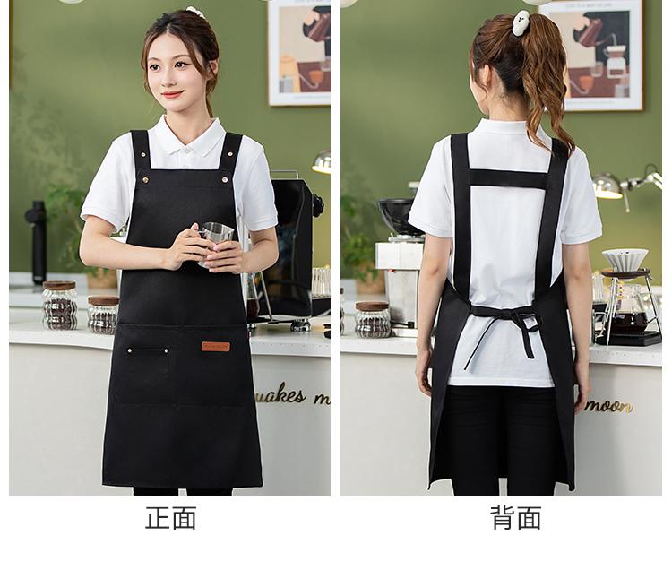 CX2306 Canvas Waterproof Widened Shoulder Strap Adjustable Apron Double Shoulder Buckle