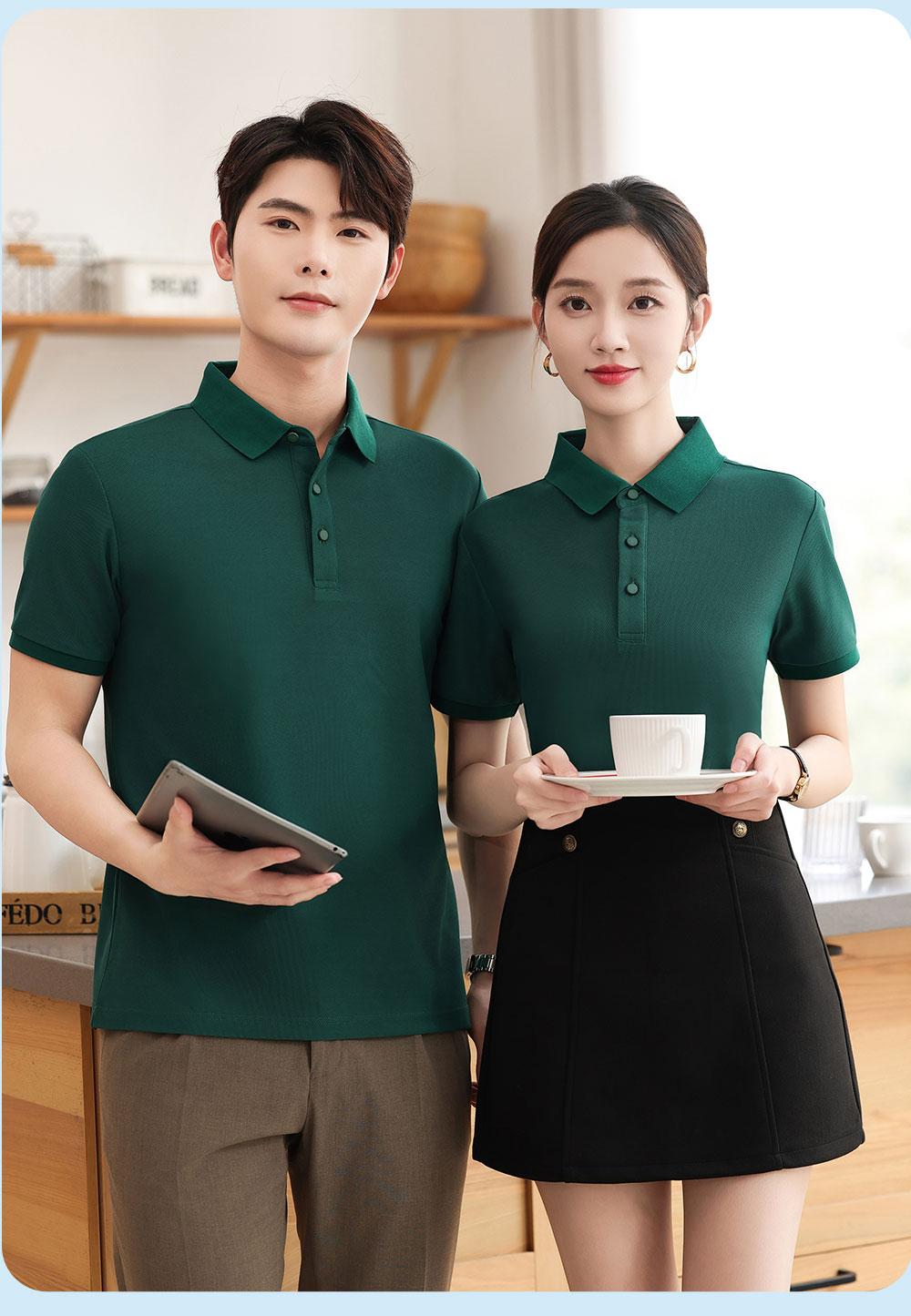 KF8808 # Fashion Polo Shirt Polo Short Sleeve Collar