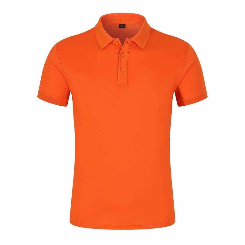 181TBB Solid Color Bead Polo Short Sleeved Lapel