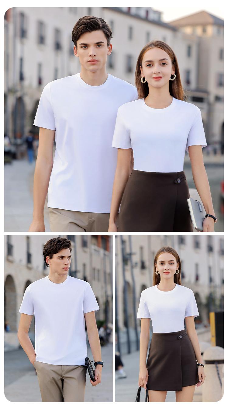 YP6818 # T-shirt Short Sleeved Round Neck