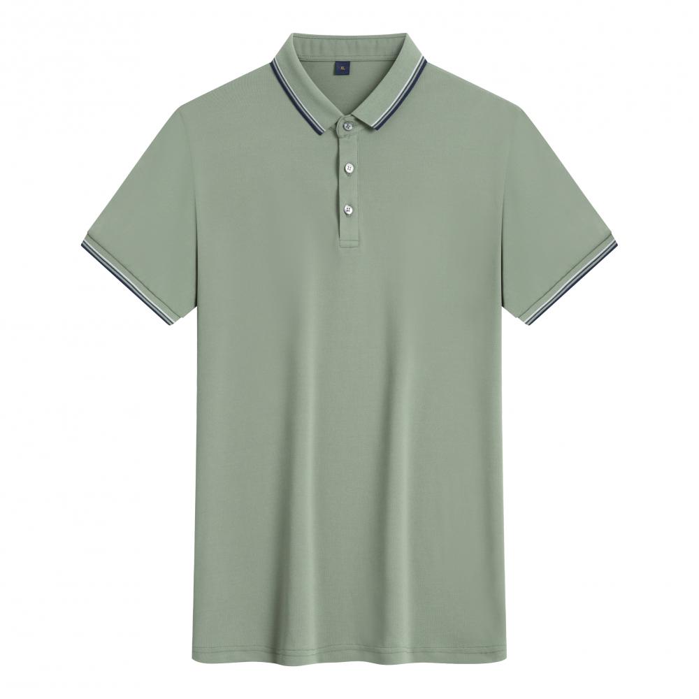 CX152 Shirt Collar Polo Short Sleeved Lapel