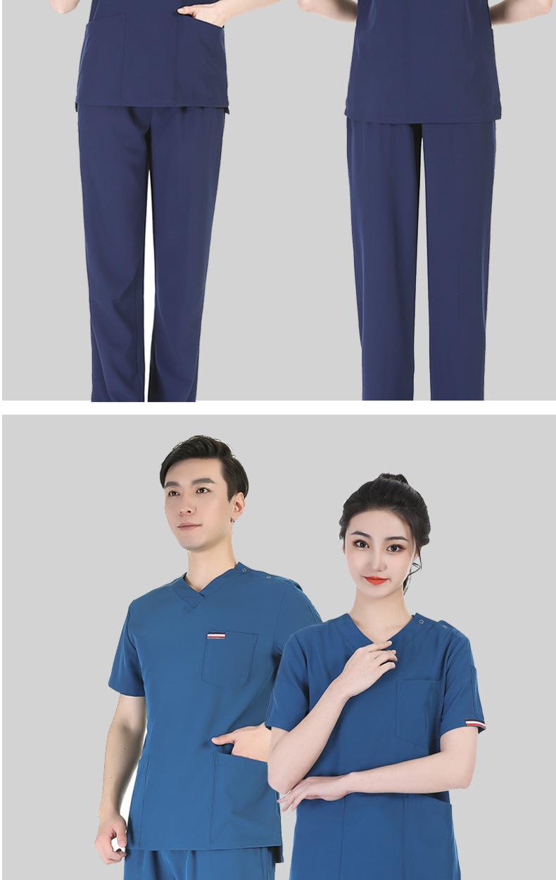 HSF-08 High End Operating Room Handwashing Clothes Men's And Women's Long Short Sleeve Brushing Clothes Brushing Clothes Elastic Quick Drying Thin Doctor's Work Clothes Set