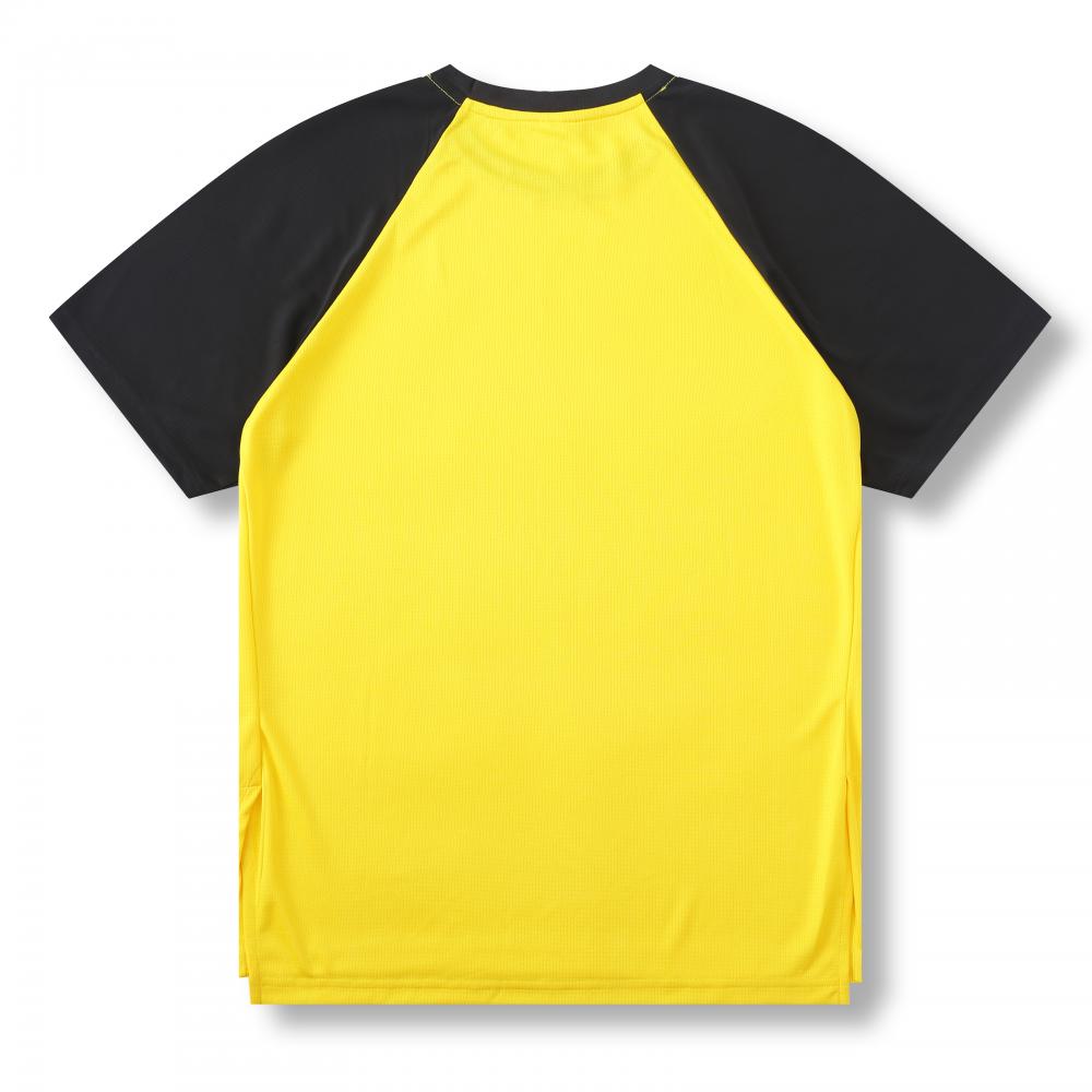 T104 # Color Blocked Short Sleeved Sportswear Short Sleeved Round Neck