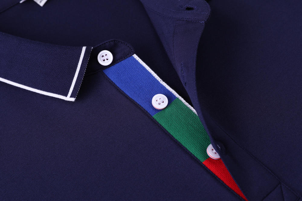 G5 # 190g 40pcs Ice Cold Silk Cotton Intermediate Color Second Level Lapel Polo Short Sleeved Lapel