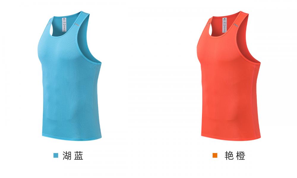 R355 # Sports Running Casual Vest T-shirt Sleeveless Round Neck