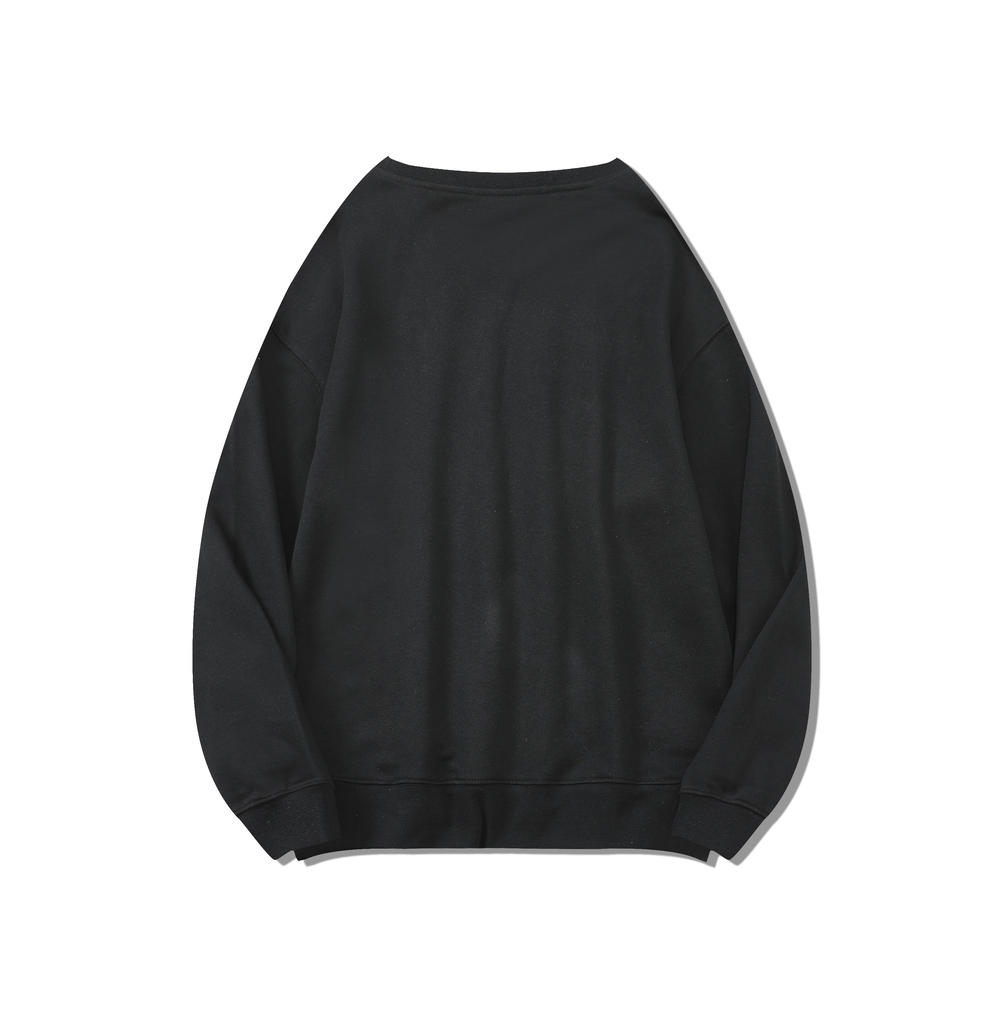 79111-430 Grams Ultra Soft Composite Velvet Round Neck Sweatshirt Long Sleeved Round Neck