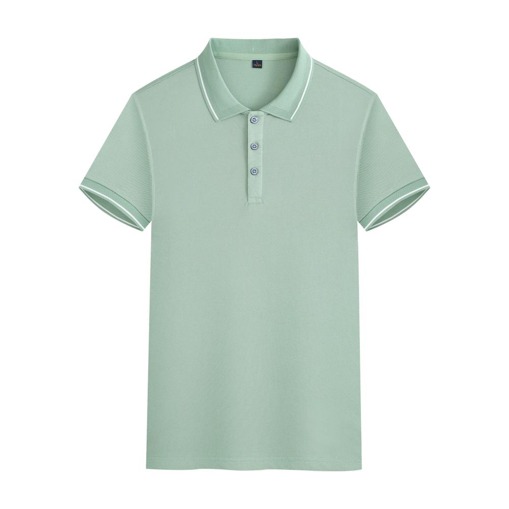 F2024-200g Combed Cotton Polo Shirt (60% Cotton, 40% Polyester) Polo Short Sleeved Collar